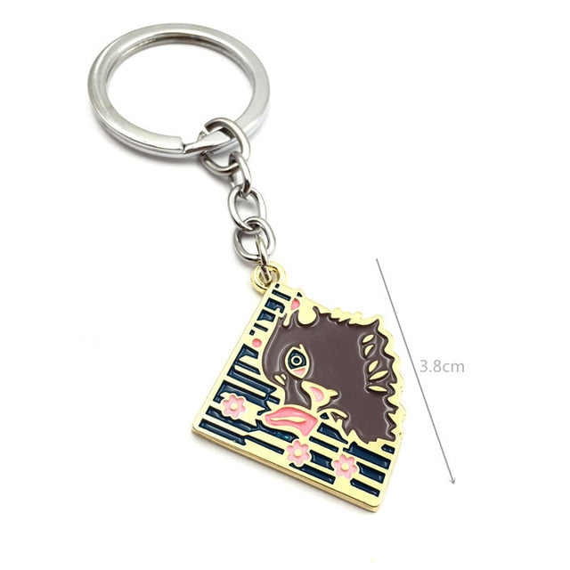 Domineering Fantasy Axe Model Keyring Keychain