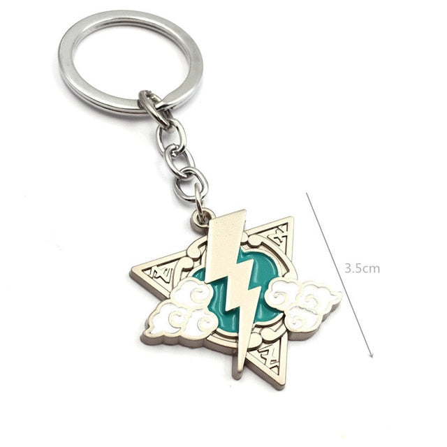 Domineering Fantasy Axe Model Keyring Keychain