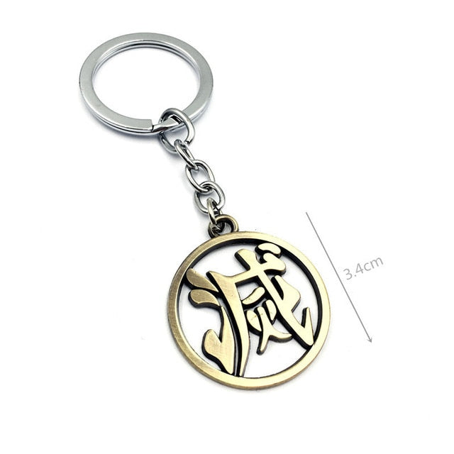 Domineering Fantasy Axe Model Keyring Keychain