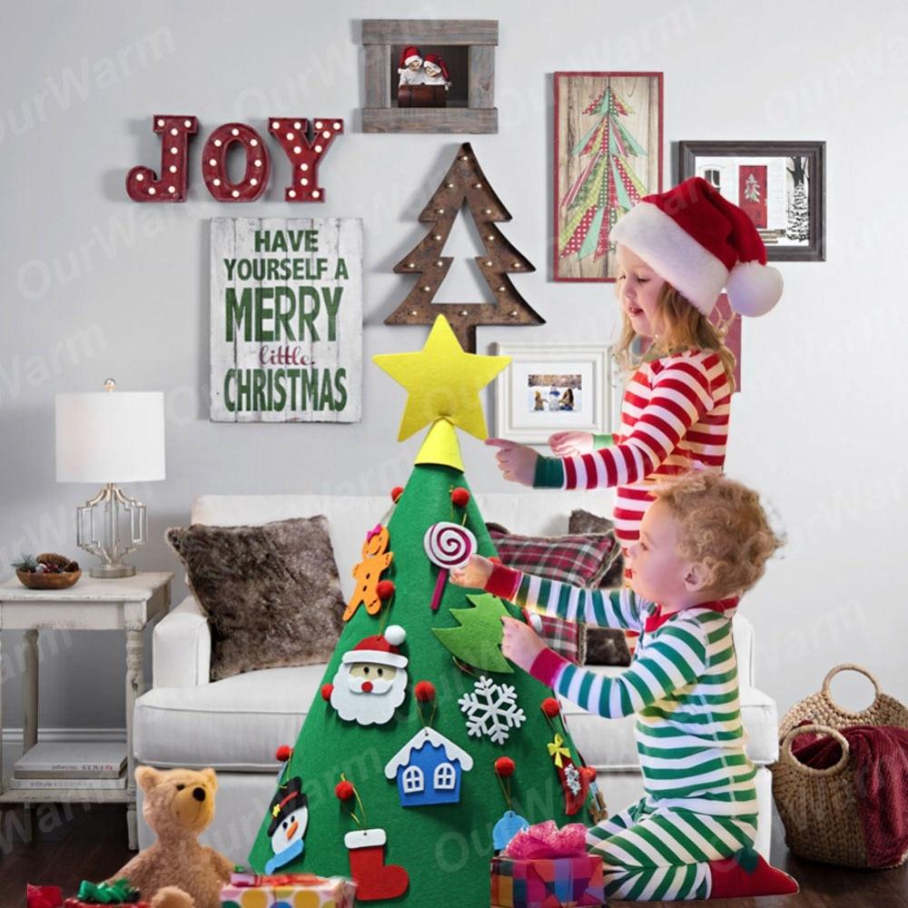 3D DIY Felt Toddler Christmas Tree