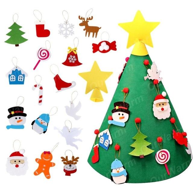 3D DIY Felt Toddler Christmas Tree